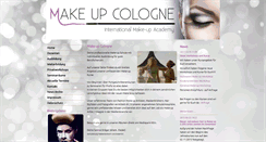 Desktop Screenshot of make-up-cologne.com